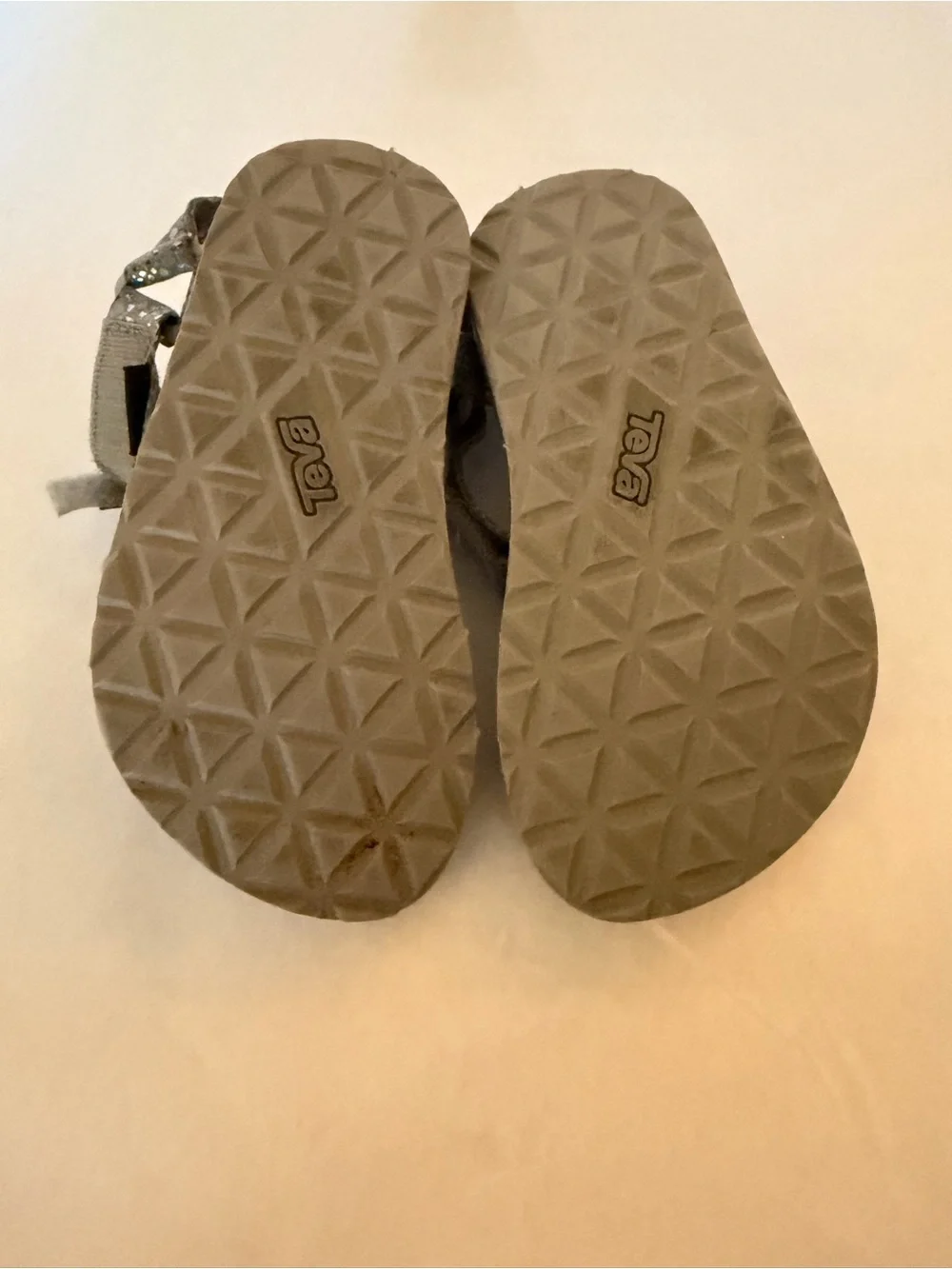 Teva Kids Sandals with Sparkle Straps in gray